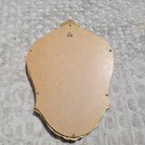 Small golden mirror 22x32cm shell pediment