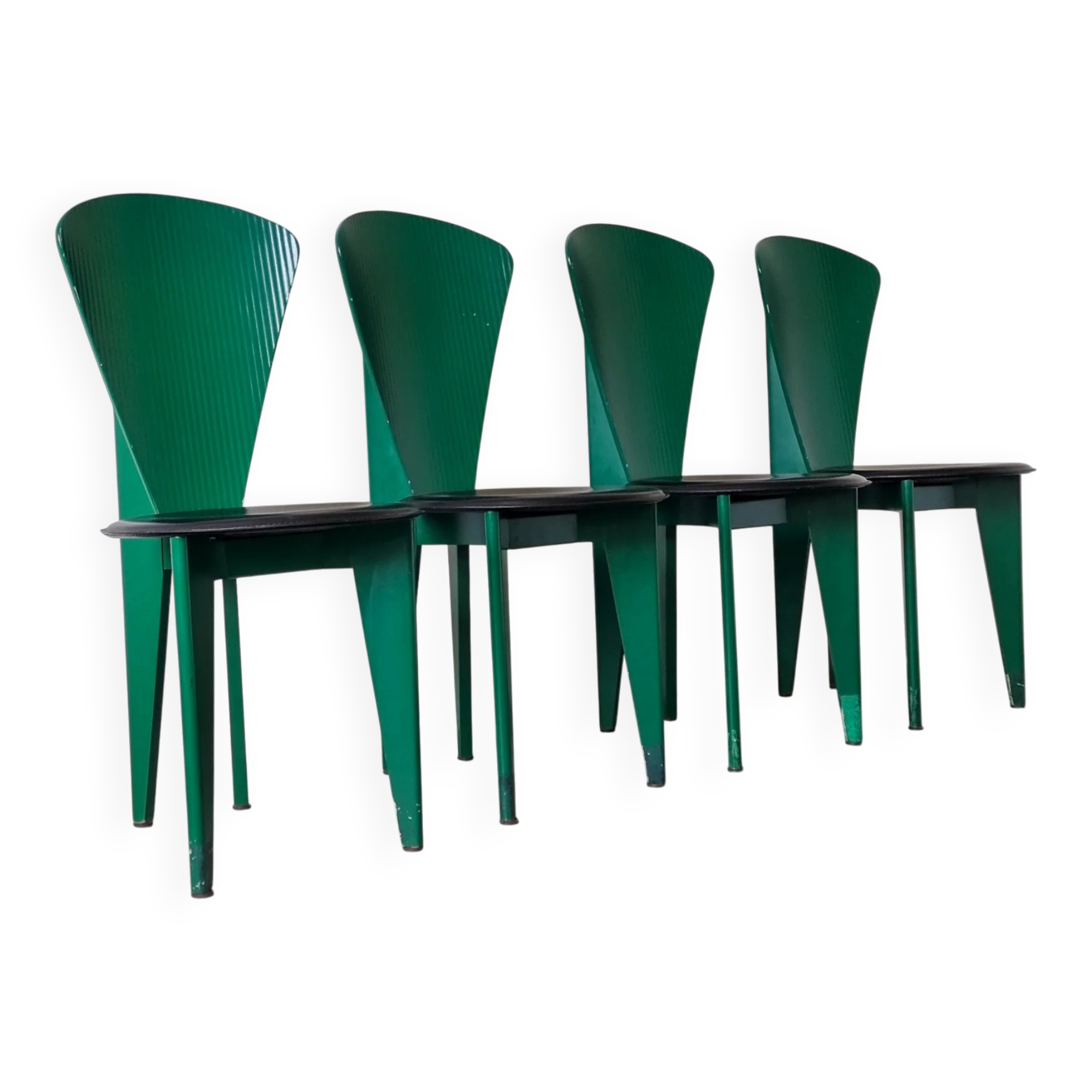 Chaises de salle à manger postmodernes Calligaris - lot de 4