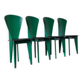 Chaises de salle à manger postmodernes Calligaris - lot de 4