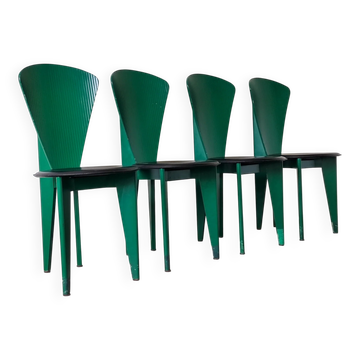 Postmodern dining chairs Calligaris - set of 4