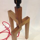 Table lamp in walnut 1980