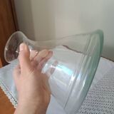 Chemistry carafe or blown glass vase