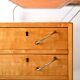 Bureau scandinave en bouleau et acier par Mücke & Melder, années 1930