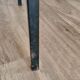 Pierre Guariche style bedside table, wood and metal, vintage, 60s