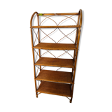 Rattan bookcase shelf