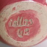 Max Idlas pink ceramic ball vase