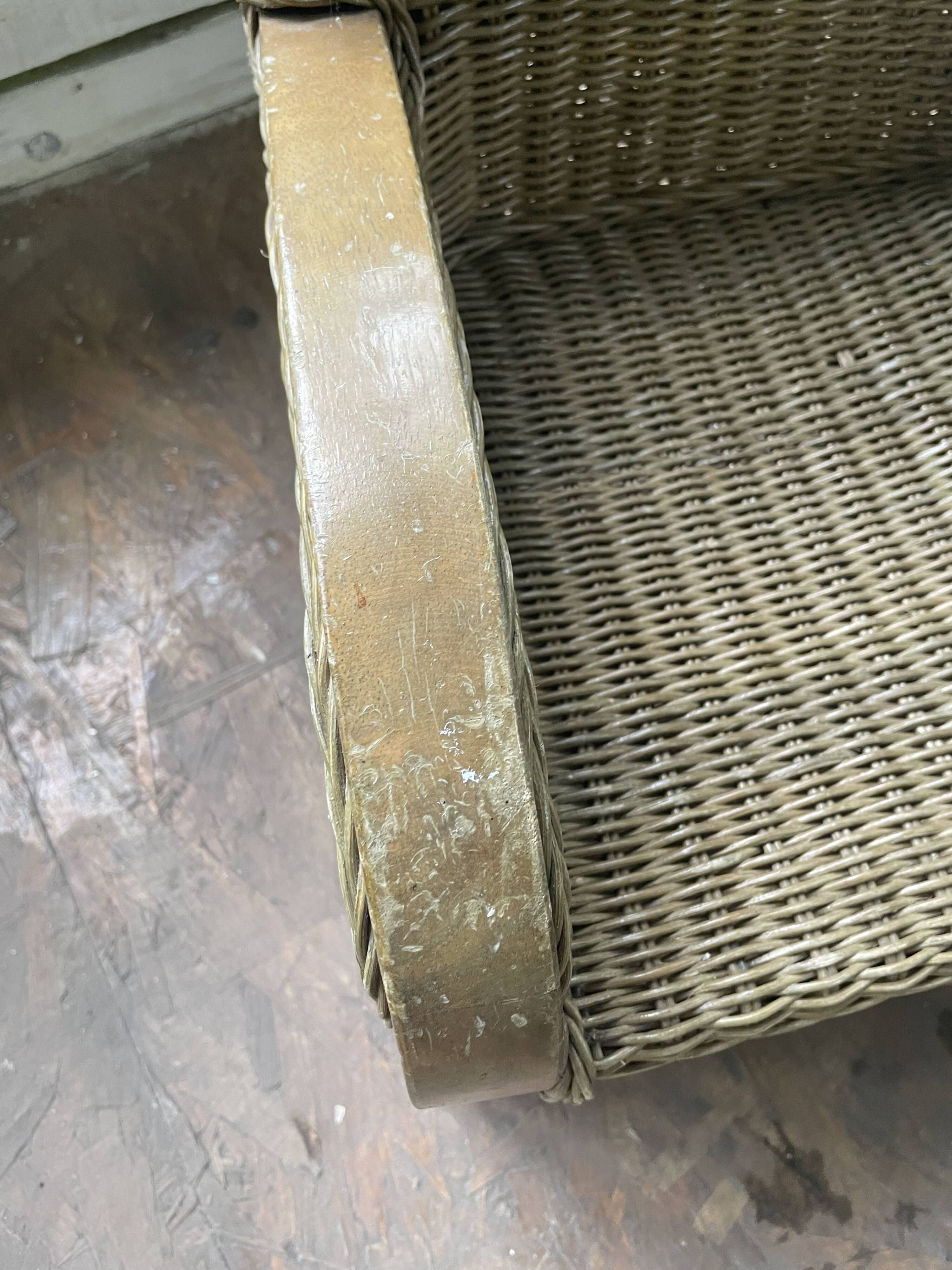 Children's wicker armchair