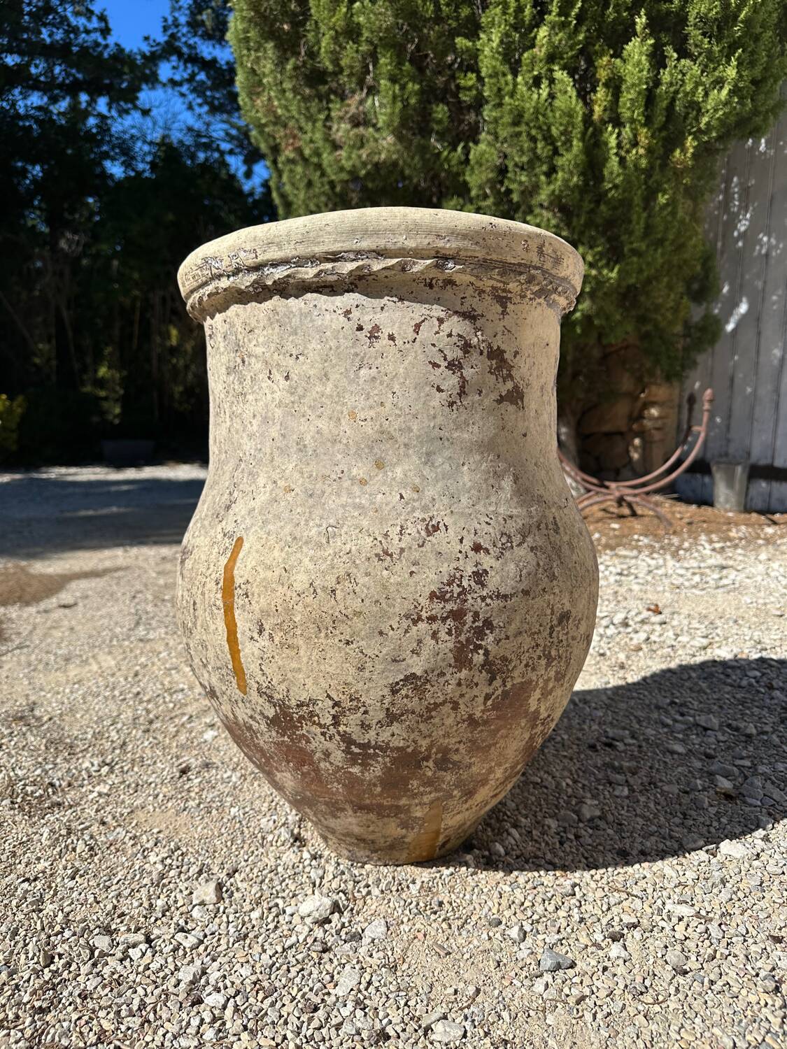 Terracotta pottery jar