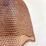 Wicker suspension tulip shape