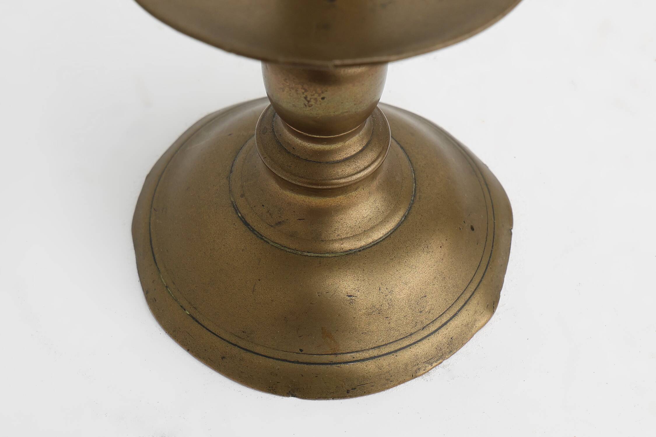 17th-Century Belgian Bronze Candlestick in Renaissance Style