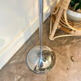 Tulip standing ashtray in chromed aluminum