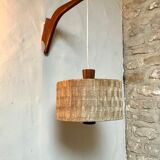 Teak wall lamp, 1950