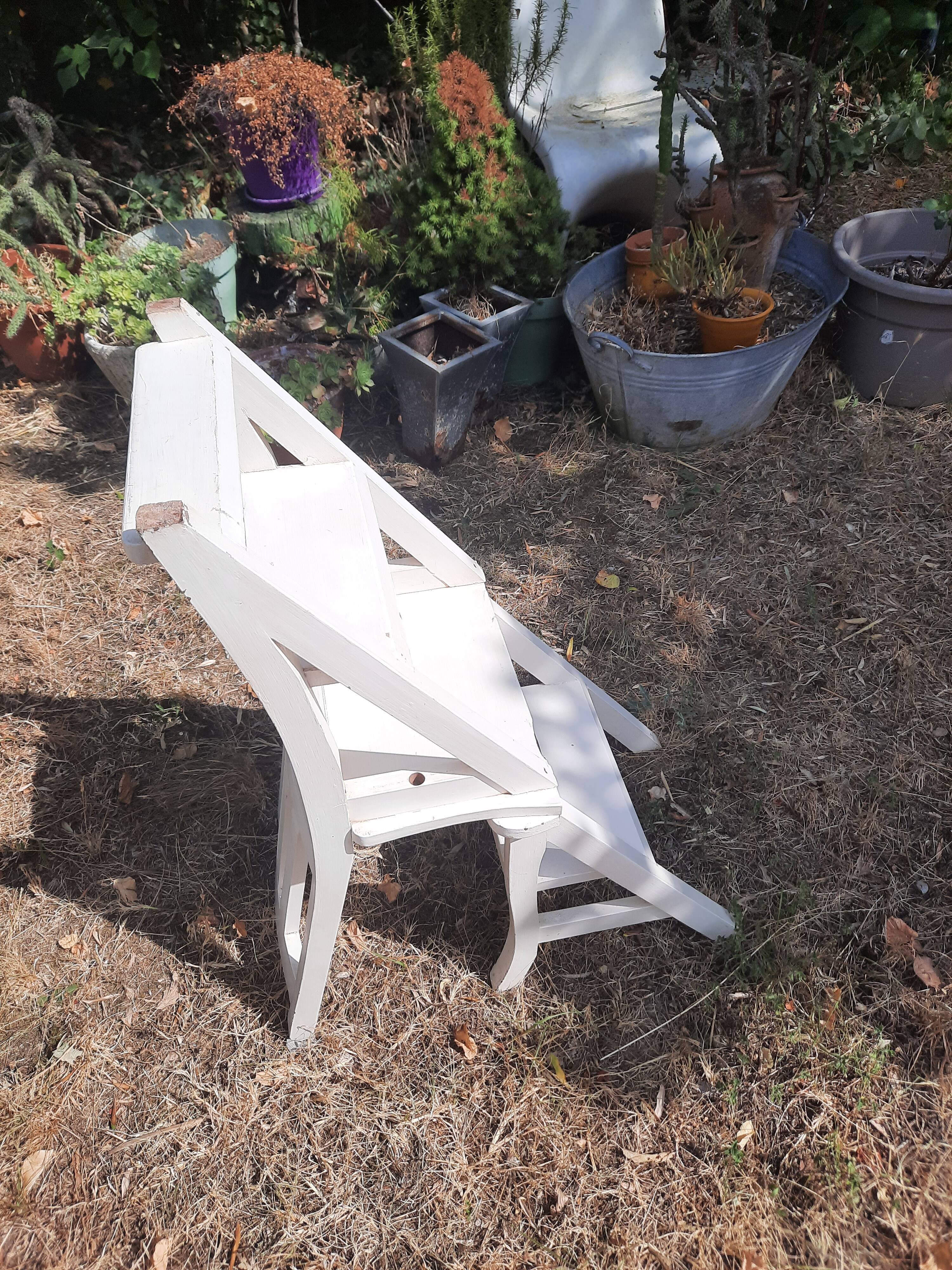 step stool/library chair