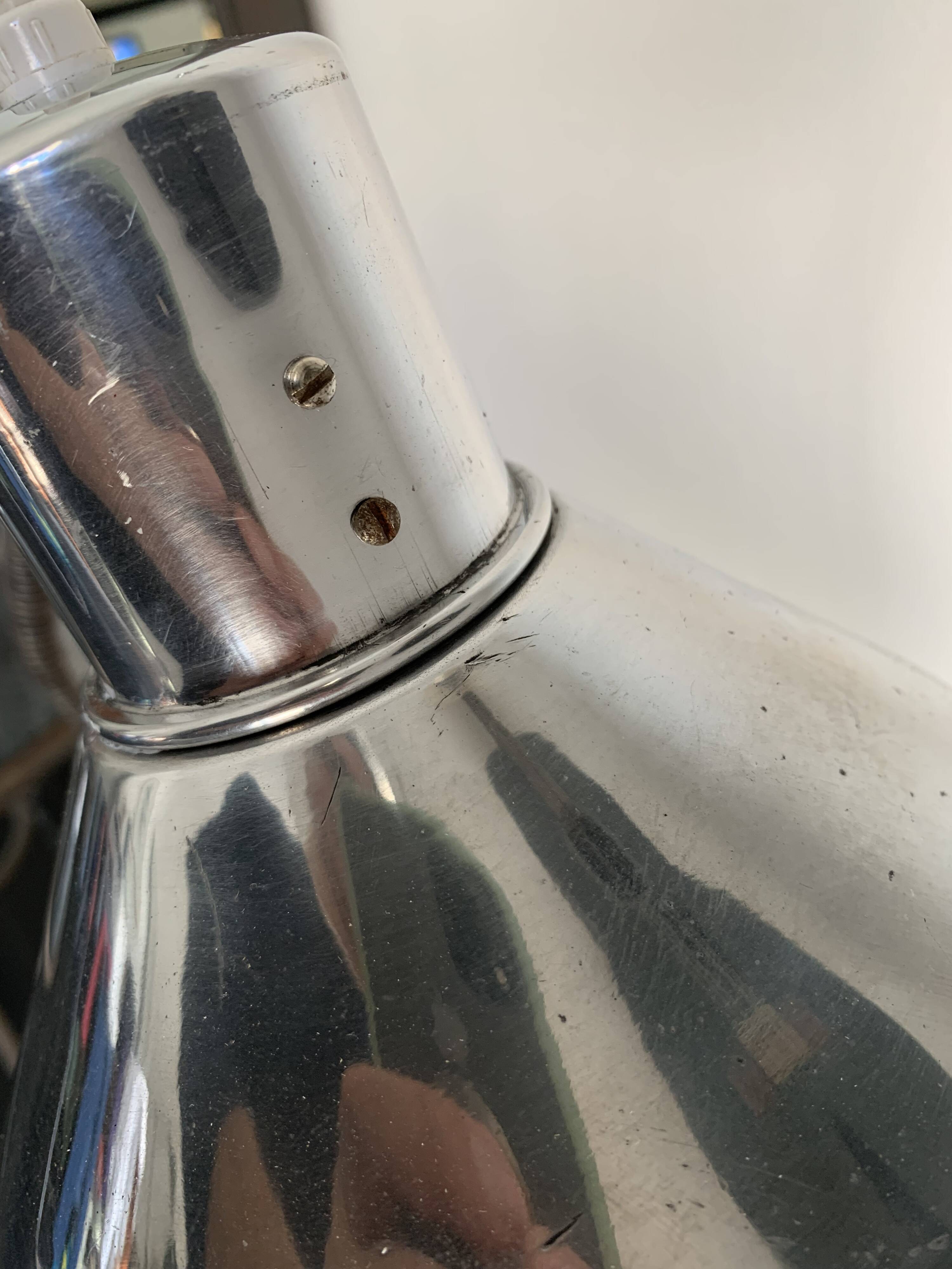 Vintage 1950s industrial factory lamp Jumo GS3, almost new - 60 cm