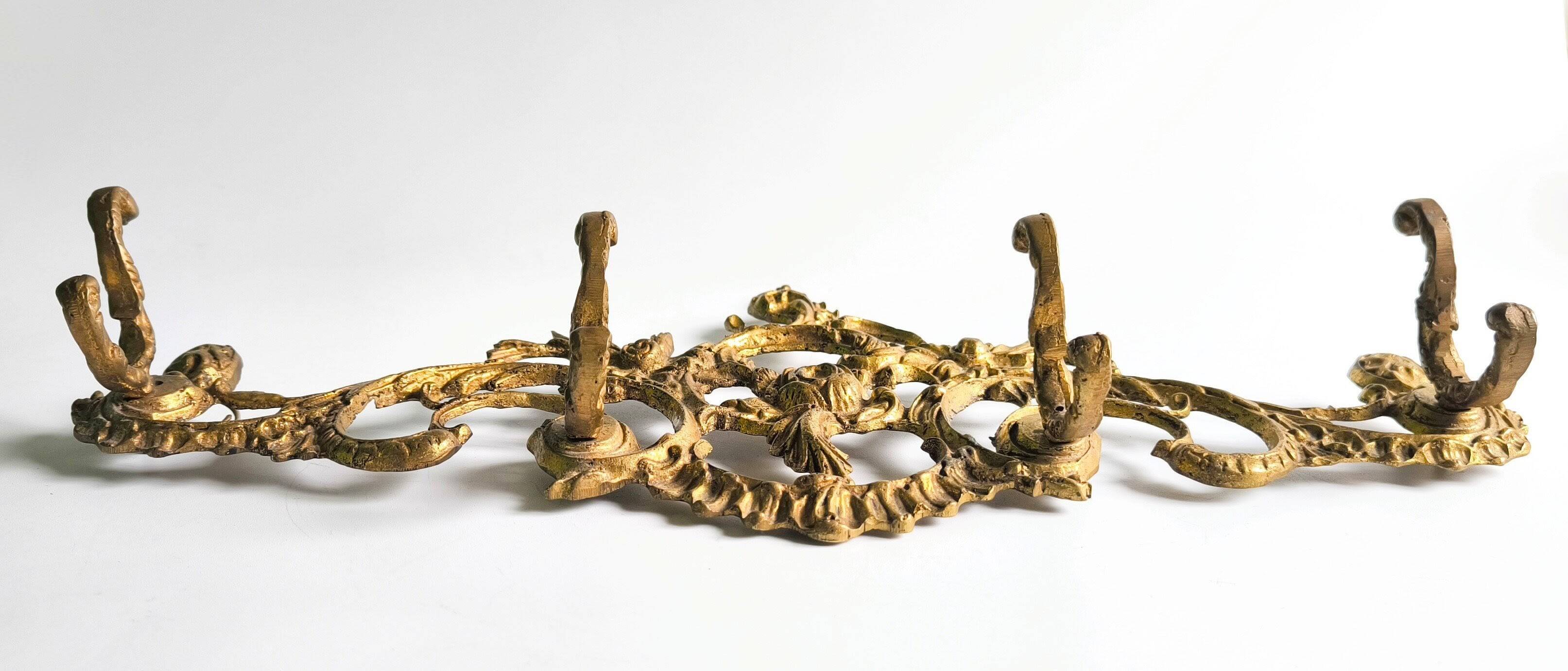 Pure French bronze coat rack from the 1950s.
