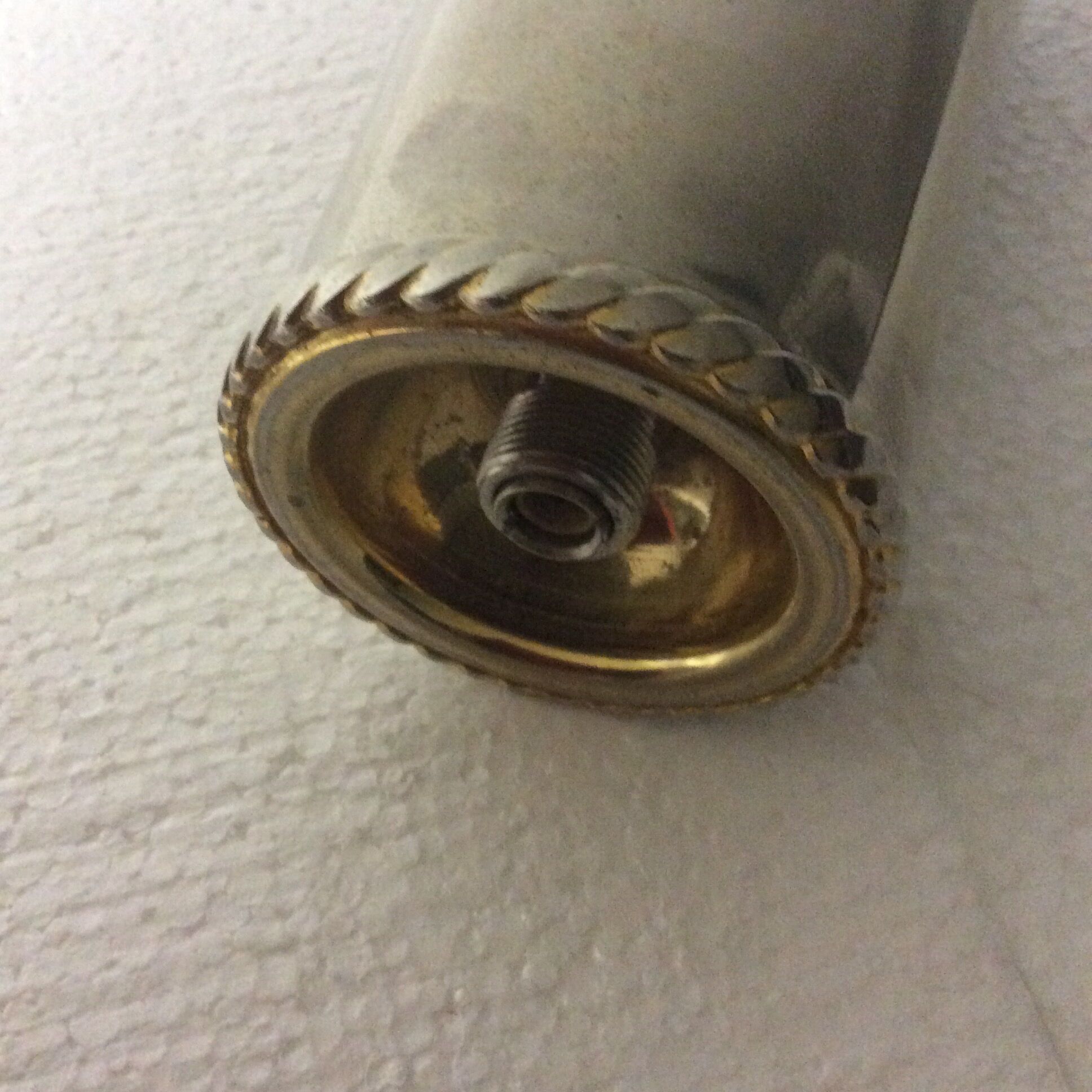 Old siphon silver metal