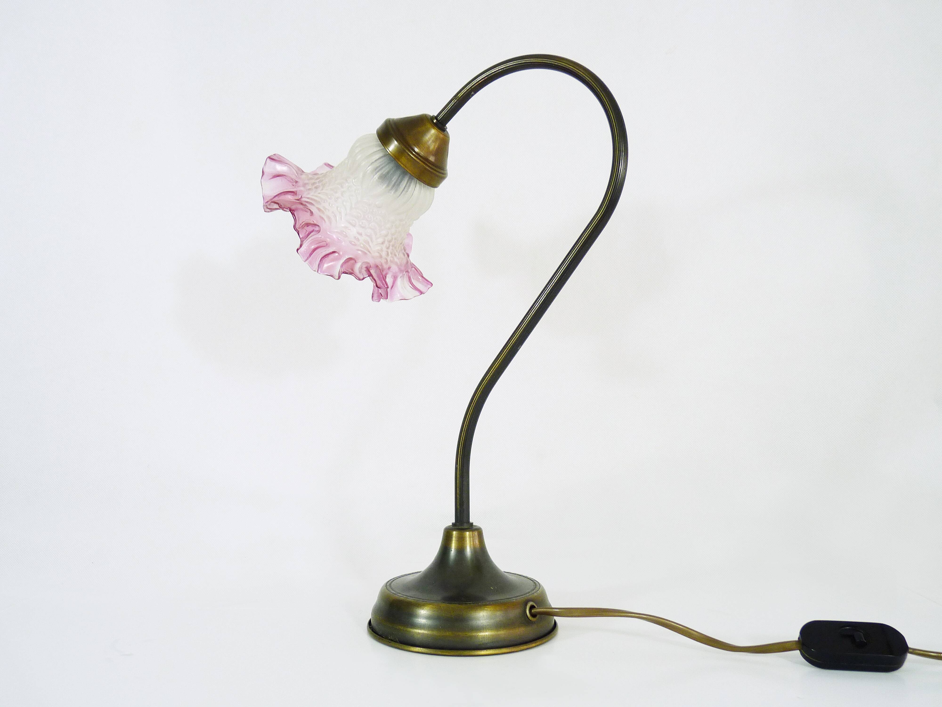 Art deco-style swan collar lamp see delmas monteuse. year 60