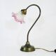 Art deco-style swan collar lamp see delmas monteuse. year 60