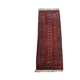 Handmade oriental hallway rug, 180cm x 70cm.