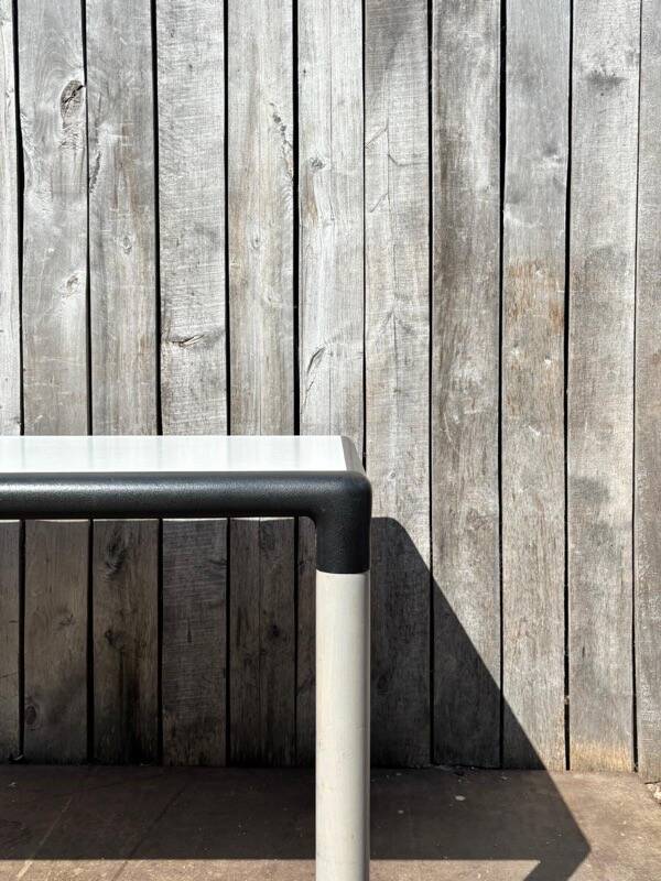 Grey wash Thonet Flex by Gerd Lange dining table – 130×80 cm | Mid-century design with character