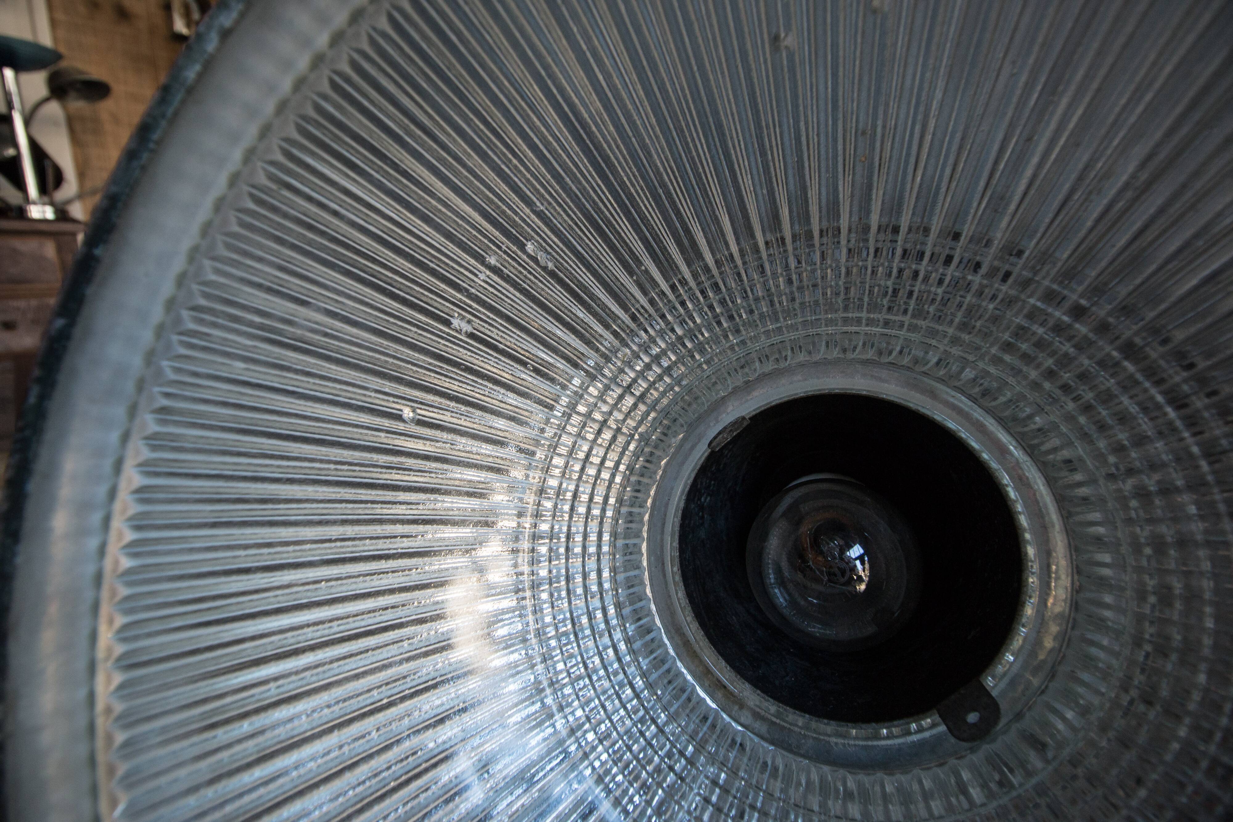 "holophane" hanging lamp