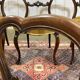 Set of 6 19th century English chairs in walnut