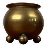 Traditional Swedish Candle Holder in Modern Brass from the Mid-Century, 1960s