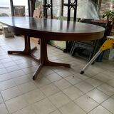 Table ovale Baumann avec rallonges