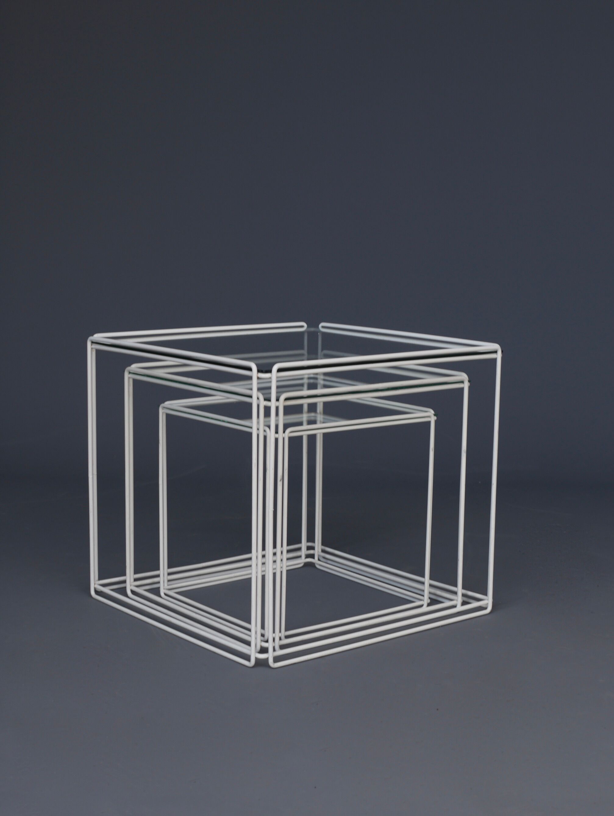 Vintage Isocele Nesting Tables by Max Sauze 1970s