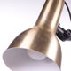 Vintage Danish gold floor lamp by Dansa, 1960s