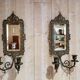 Paire d'appliques miroirs chandeliers XIX