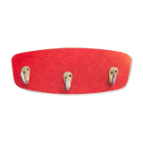 Asymmetrical coat rack of the 60s in formica