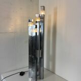 Mid-Century Modernist Italian Architectural Sciolari Cubic Floor Lamp by G