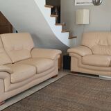 Leather sofas