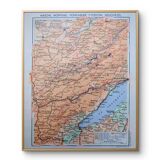 Imprimée en 1955, Morteau, Pontarlier, Yverdon, Neuchâtel