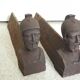chenets anciens fonte XIXe antique french fireplace andirons