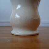Beige vase lava effect
