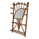 Coat rack bamboo cloakroom 1950