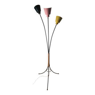 vintage floor lamp 1950 to 70 restored original electrics 158x62