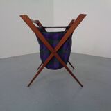 Danish Foldable Teak Magazine Rack, 1960s