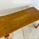 Scandinavian modernist brutalist pine rectangular dining table, 1960s