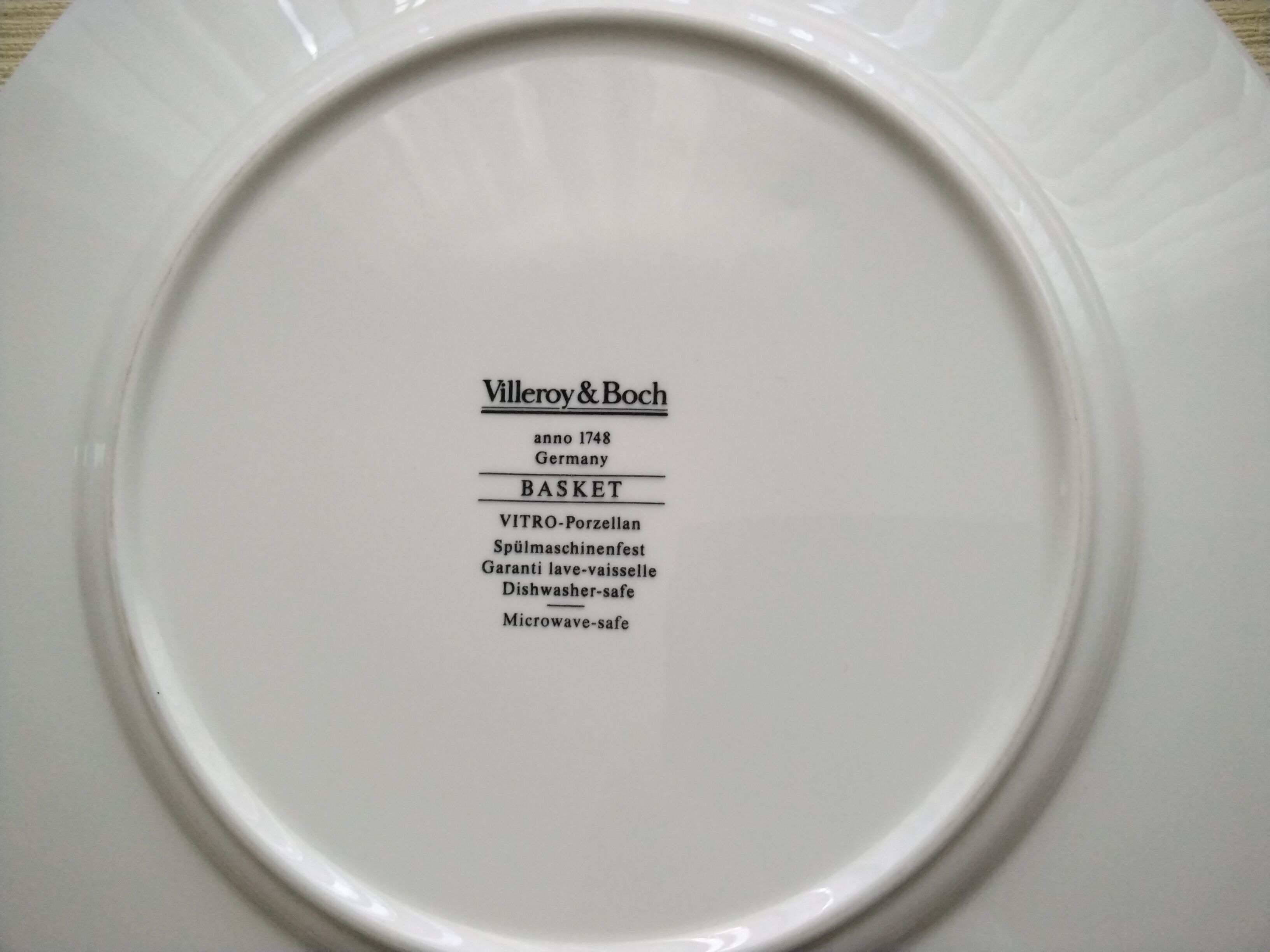Set de 6 assiettes à dessert Villeroy Boch Modèle Basket