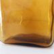 Vintage amber glass apothecary bottle