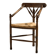Oak armchair with three legs
