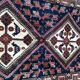 Carpet vintage Persian Afshar done hand 143 X 187 CM