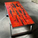 De Nisco 1970s Fat lava coffee table