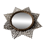 Rattan Mirror