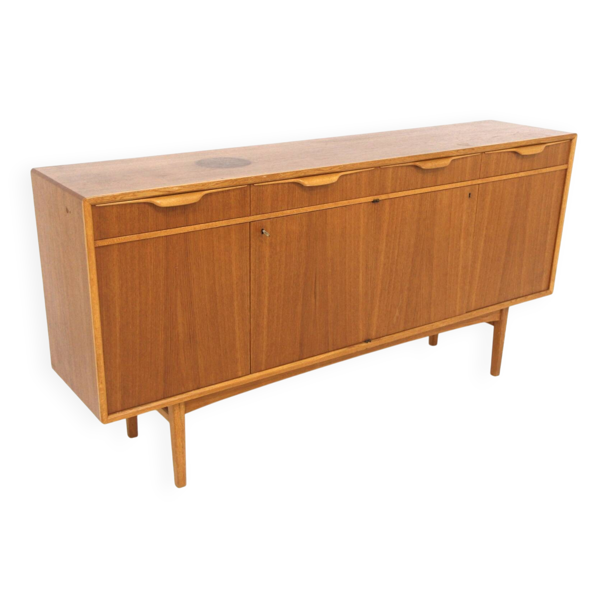 Scandinavian teak sideboard, Bertil Fridhagen, Bodafors, Sweden, 1960
