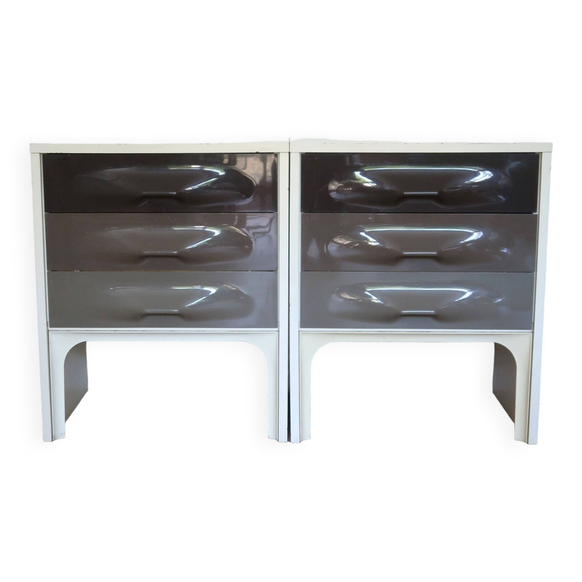 Pair of Raymond Loewy bedside tables