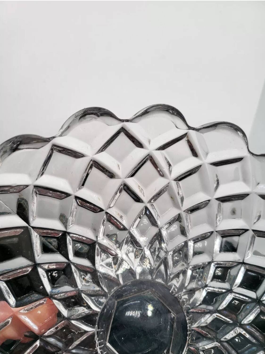 Baccarat Fruit Bowl Compotier In Molded Crystal